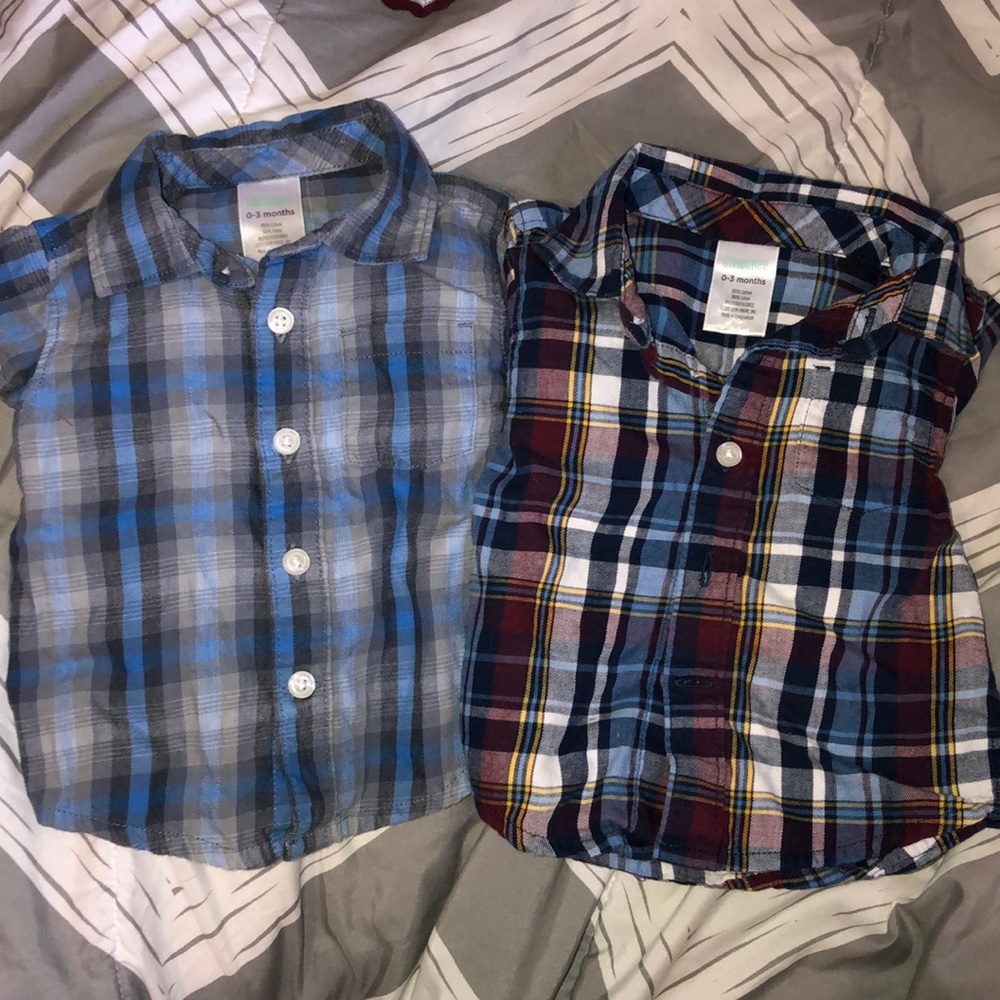 Two Gymboree Flannel